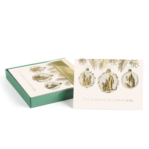 Masterpiece Studios - Nativity Ornament Trio Boxed Holiday Cards