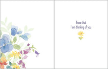Load image into Gallery viewer, GINA B DESIGNS - Thinking of You Greeting Card - Pansy Mix
