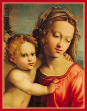 Load image into Gallery viewer, Caspari Madonna And Child With Saint John Size A BC
