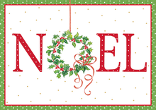 Load image into Gallery viewer, Caspari Noel Wreath Size B BC
