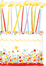 Load image into Gallery viewer, Confetti Birthday Cake Greeting Card
