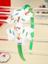 Load image into Gallery viewer, Christmas Snowman &amp; Snowflake Pattern Bow Headband
