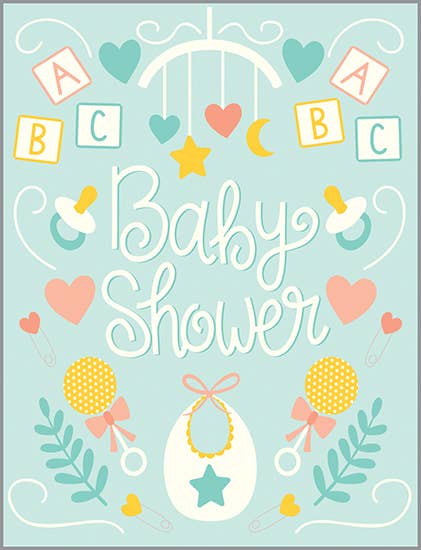 GINA B DESIGNS - Baby Card - Baby Items