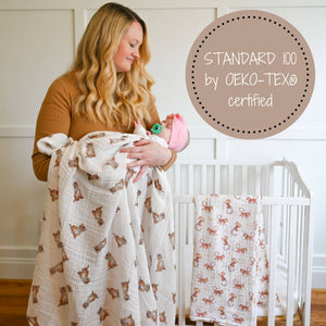 LollyBanks - Tiger Cub Baby Swaddle Blanket