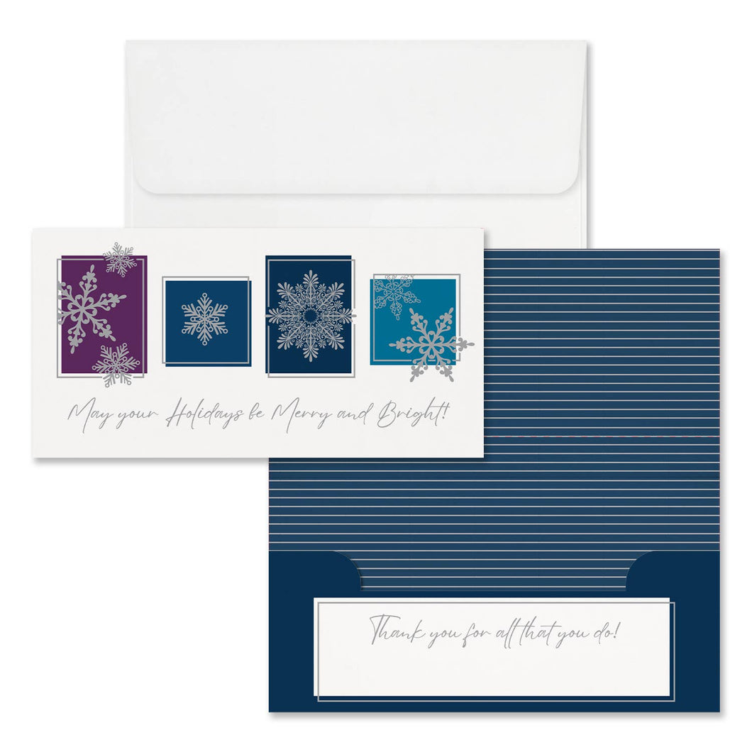 Masterpiece Studios - Snowflake Windows Money Card