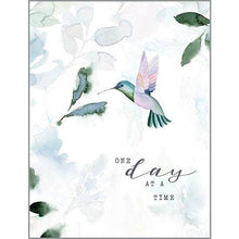 Load image into Gallery viewer, GINA B DESIGNS - Thinking of You Greeting Card - Leaves-Hummingbird
