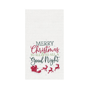 Merry Christmas & Goodnight Towel