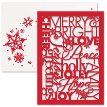 Load image into Gallery viewer, Masterpiece Studios - Holiday Wording Laser Cut Boxed Holiday Cards
