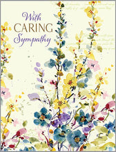 Load image into Gallery viewer, GINA B DESIGNS - Sympathy Card - Tall Wildflowers
