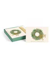 Load image into Gallery viewer, Masterpiece Studios - Wreath With Berries Boxed Holiday Cards
