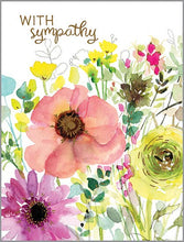 Load image into Gallery viewer, GINA B DESIGNS - Sympathy Greeting Card - Flowers of Grace
