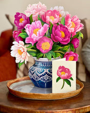 Load image into Gallery viewer, Peony Paradise Pop-up Greeting Card
