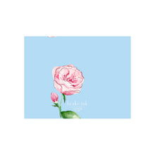 Load image into Gallery viewer, Brake Ink Stationery - Garden Rose Floral Note Card : BOX SET OF 8
