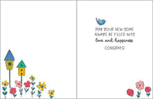 Load image into Gallery viewer, GINA B DESIGNS - New Home Greeting Card - Home and Birds
