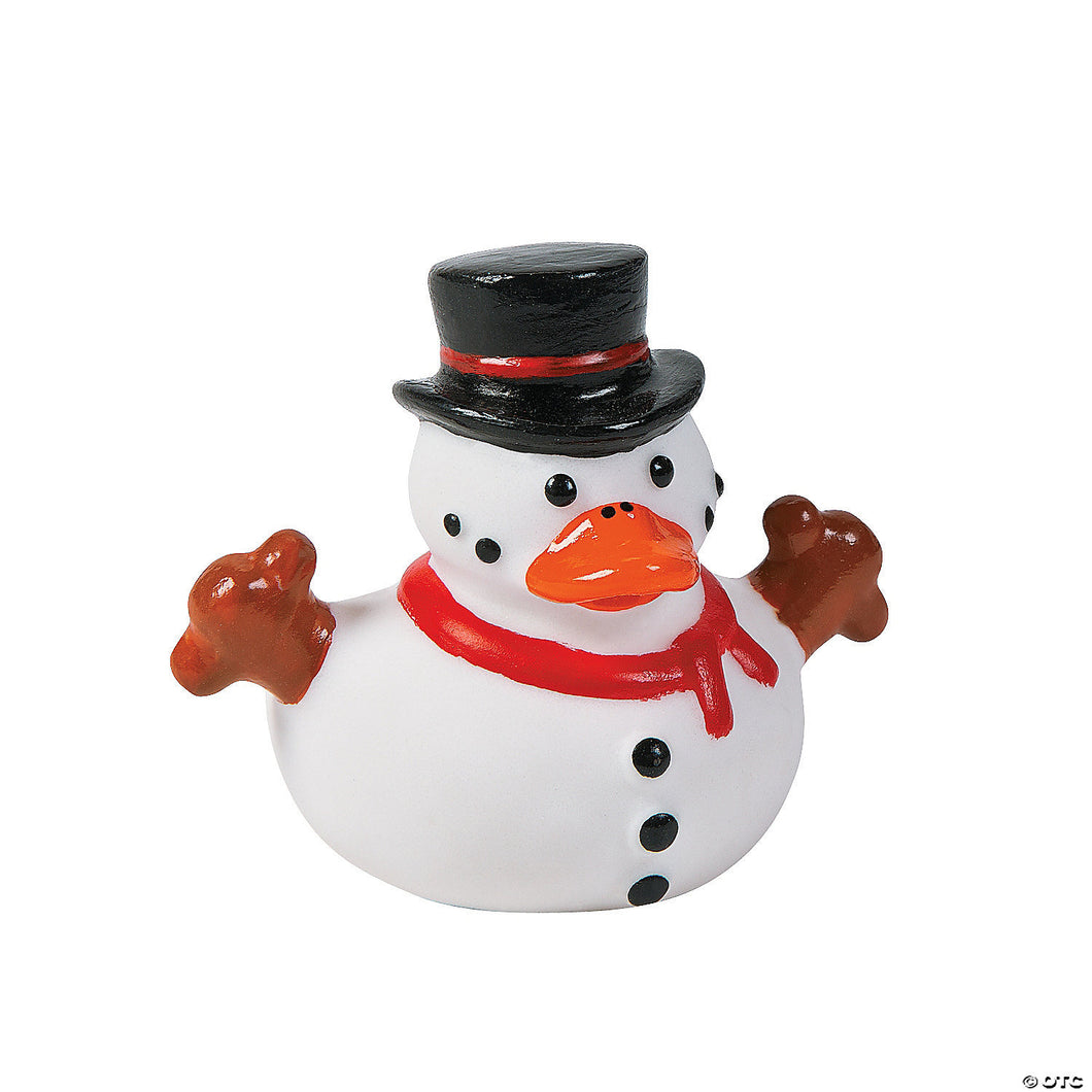 Snowman Rubber Ducks