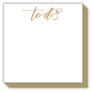To Do Engagement Ring Luxe Notepad