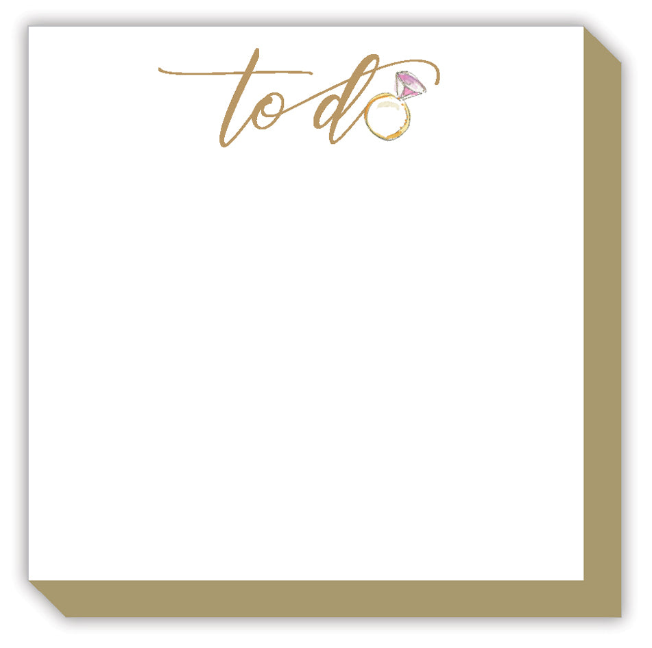 To Do Engagement Ring Luxe Notepad
