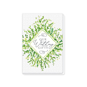 Our Wedding Gifts Handpainted Greenery Wedding Journal