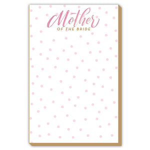 Mother Of The Bride Pink Dots Luxe Large Pad