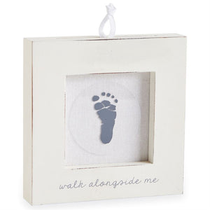 White Hand And Foot Print Frame