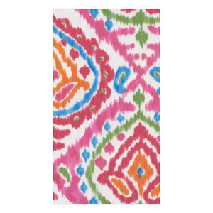 Caspari Java Ikat Paper Guest Towel Napkins