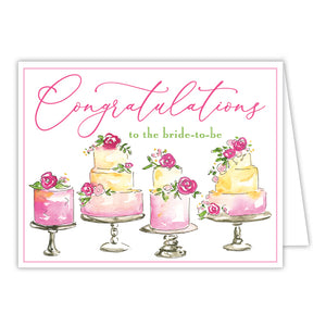 Congratulations To The Bride Greeting Card