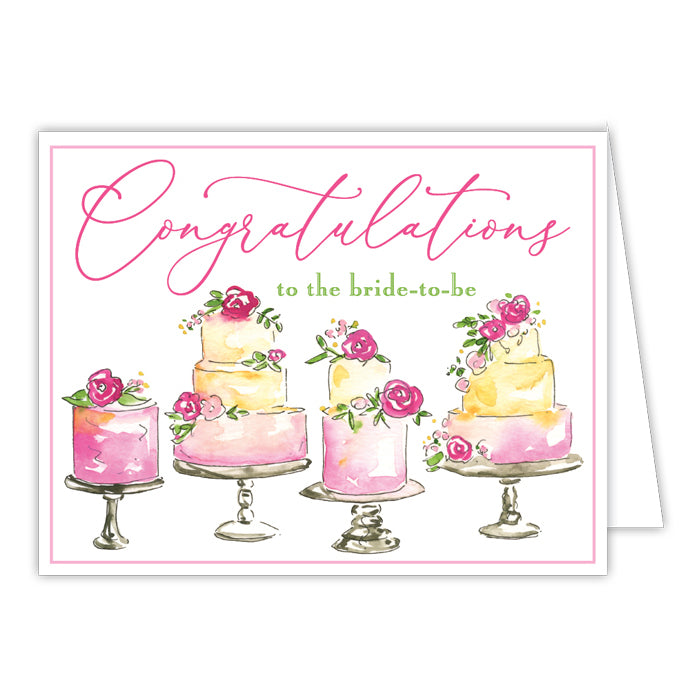 Congratulations To The Bride Greeting Card