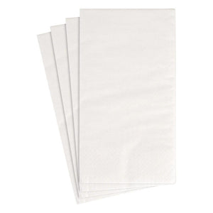 Caspari White Pearl Guest Towel Napkin