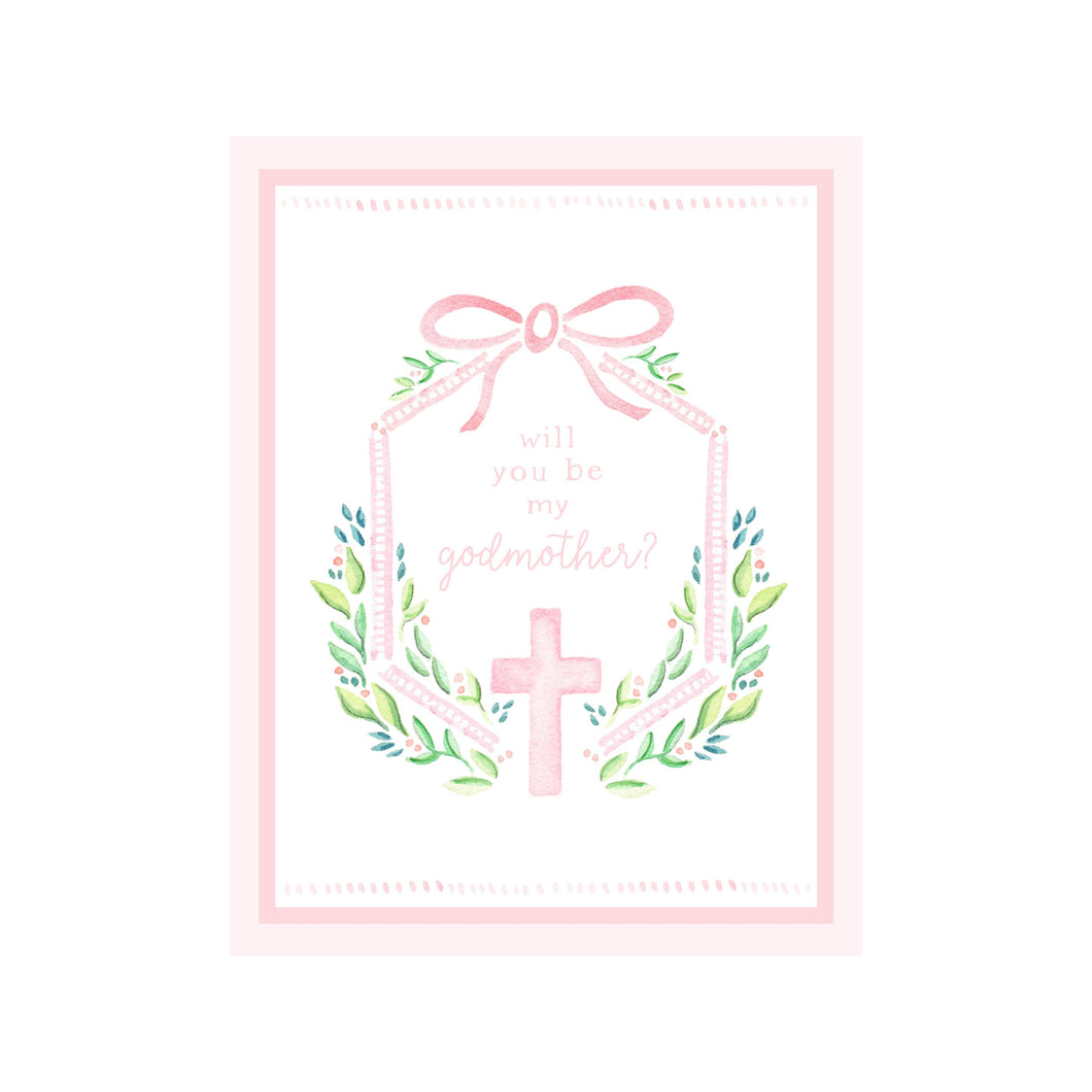 Brake Ink Stationery - Will you be my Godmother? Greeting Card