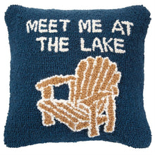 Load image into Gallery viewer, Lake Chairs Hooked Pillow

