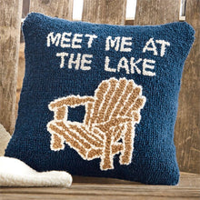 Load image into Gallery viewer, Lake Chairs Hooked Pillow
