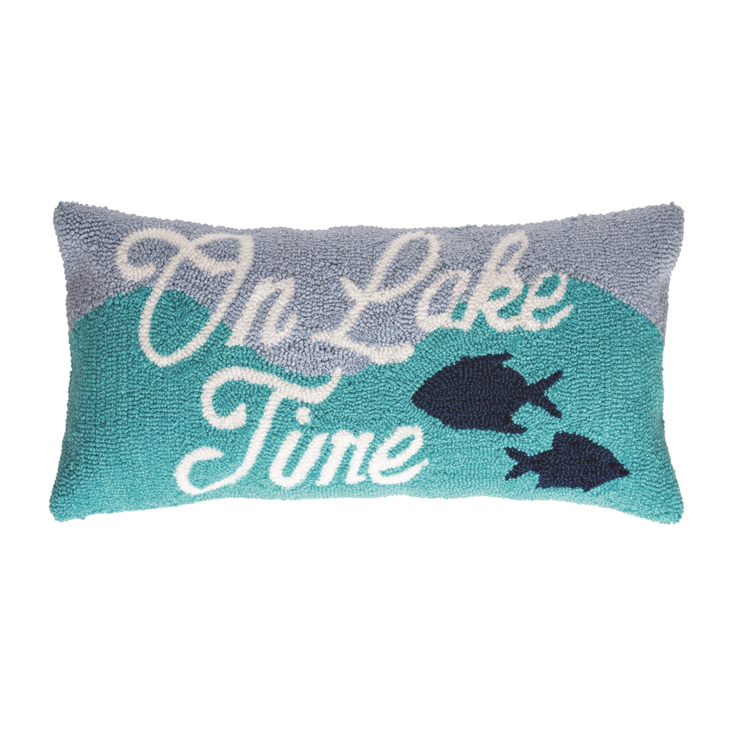 On Lake Time Pillow