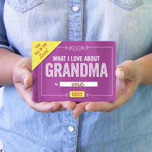 Load image into Gallery viewer, Knock Knock® What I Love about Grandma Fill in the Love® Book
