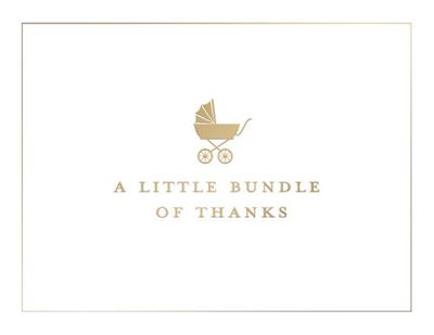 A Little Bundle Of Thanks Notecard