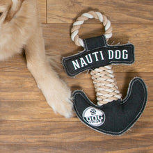 Load image into Gallery viewer, Nauti Dog - 13&quot; Canvas Dog Toy on Rope
