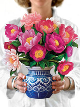 Load image into Gallery viewer, Peony Paradise Pop-up Greeting Card
