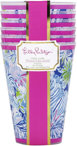 Lilly Pullitzer Pool Cups, Lion Around
