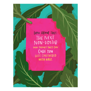 Smothered with Kale Empathy Greeting Card