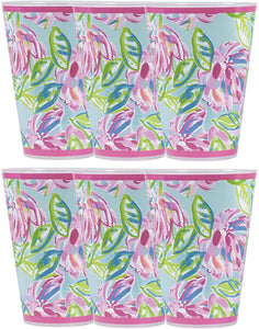 Lilly Pullitzer Pool Cups, Totally Blossom