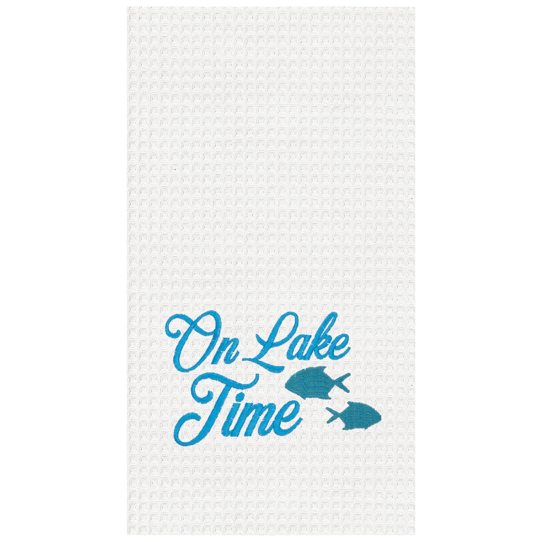 On Lake Time Towel