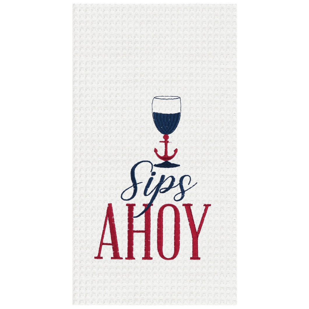 Sips Ahoy Towel