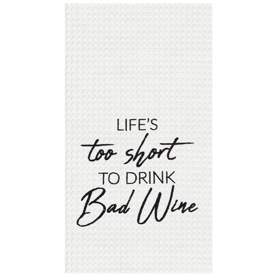 Wine Is The Answer Towel