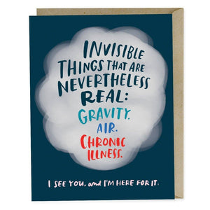 Invisible Illness Empathy Greeting Card