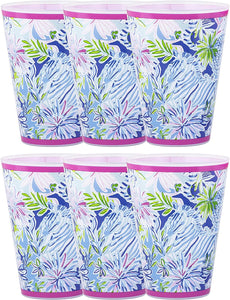Lilly Pullitzer Pool Cups, Lion Around