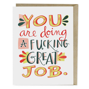 Great Job Greeting Card