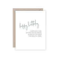 Load image into Gallery viewer, Social Media Birthday Greeting Card
