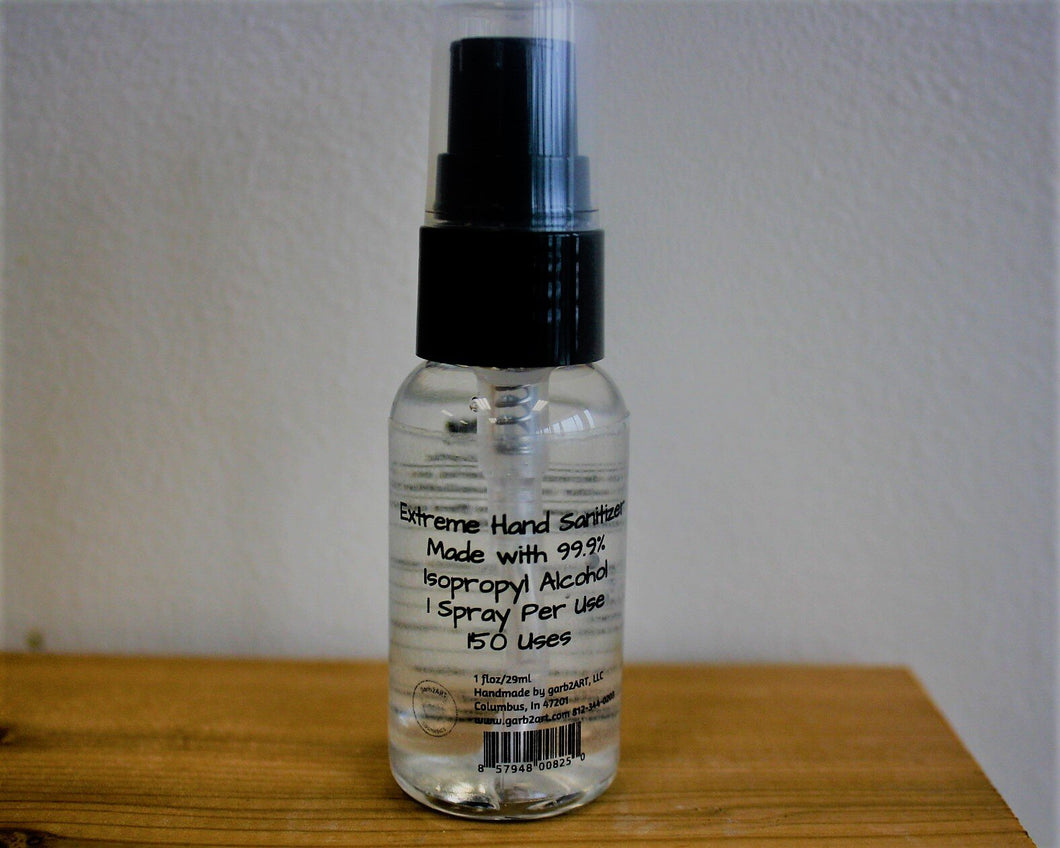 Extreme Hand Sanitizer with 99.9% Isopropyl Alcohol