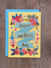 Load image into Gallery viewer, Mother&#39;s Day Card- Flowers &amp; Banners
