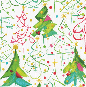 Caspari Pop Christmas Luncheon Napkin