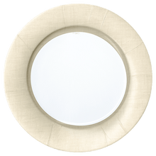 Load image into Gallery viewer, Caspari Linen Border Paper Dinner Plate
